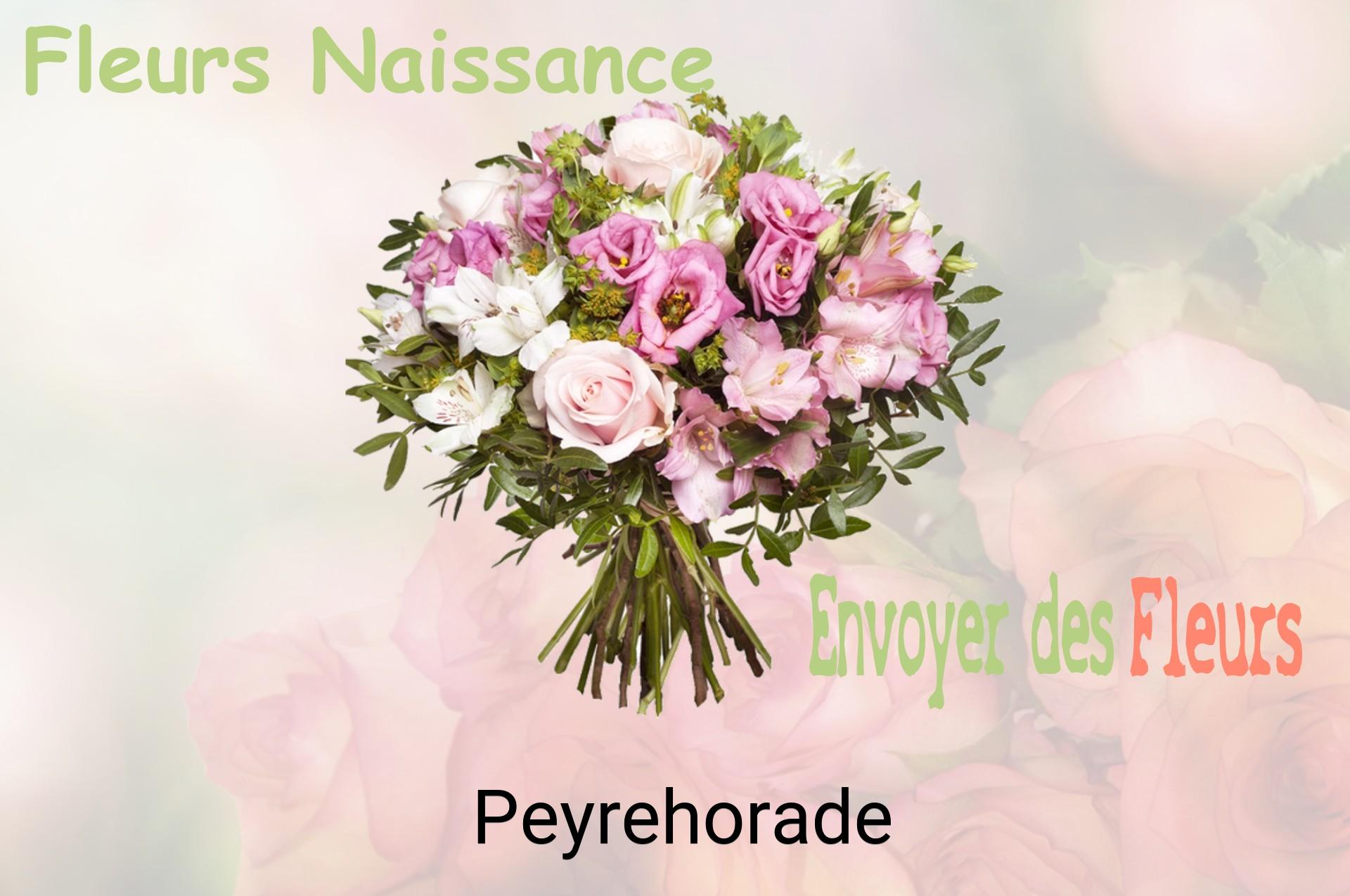 Bouquet de fleurs de naissance livré à Peyrehorade